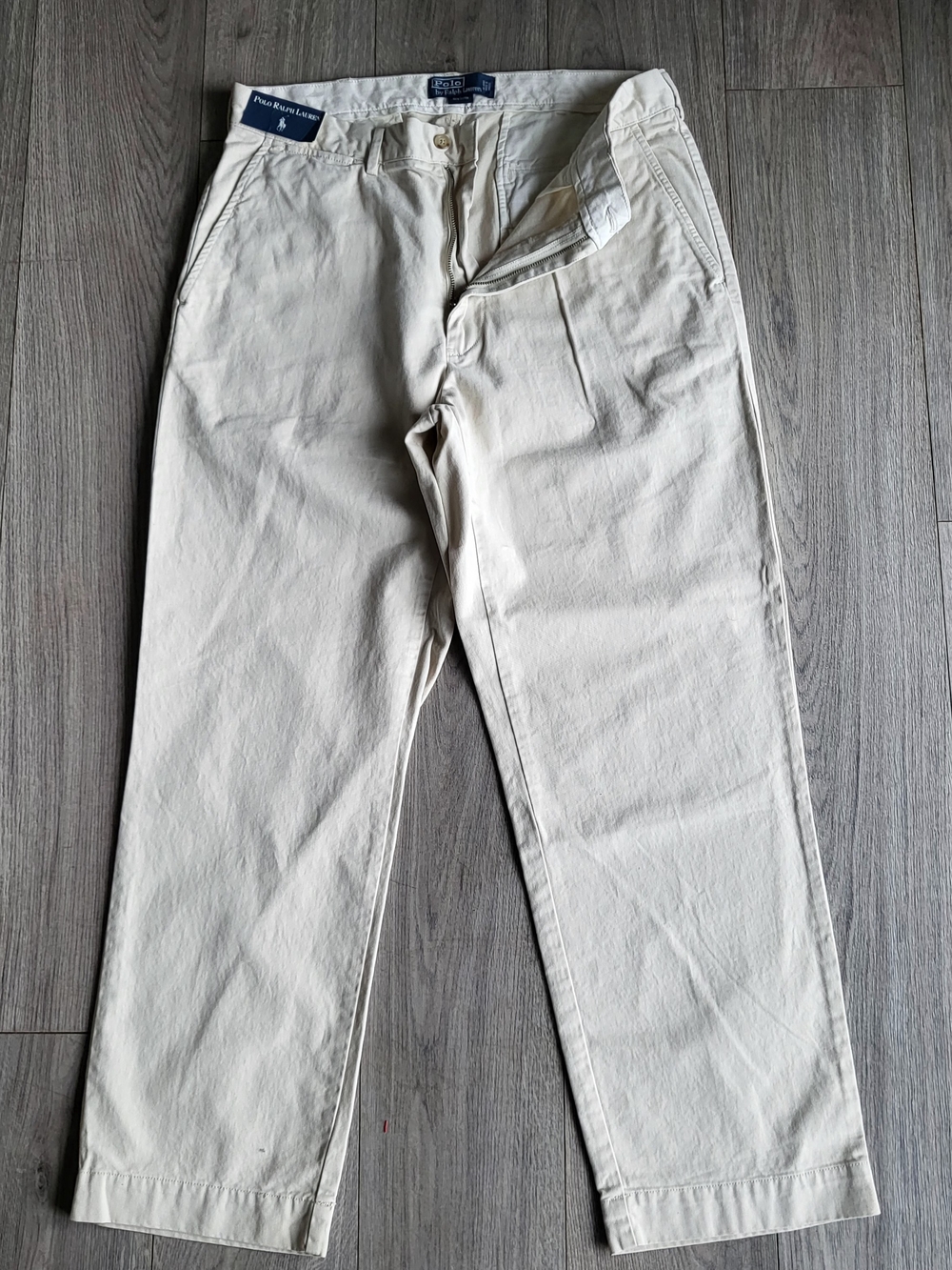 Polo Ralph Lauren Prospect Pant Men 35x30 Beige Khaki Chino Trouser DeadstockNWT
